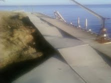 Point Harbor bulkhead after Irene Concrete Sound front bulkhead post Hurricane Irene