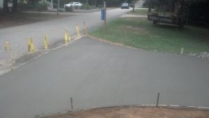 Entrance to driveway