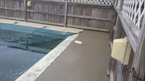 Pool Deck poured 2