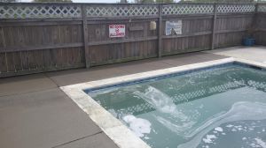 Pool Deck poured